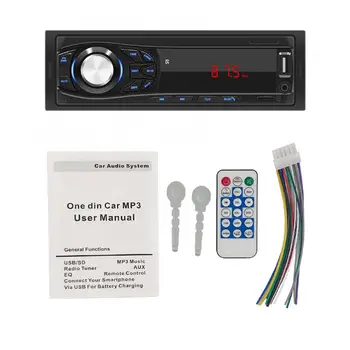 1030 12V Silný Univerzálny FM Rádio Prehrávač Kompaktný Bluetooth-kompatibilné AUX U Diskov MP3 Rádio Prehrávač Car Center Contro