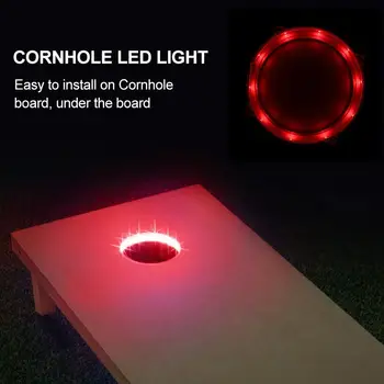 Cornhole Svetlá Napätie 5V Live Vysielanie Snímania LED Modrá Biele Nočné Osvetlenie s Pieskom Univerzálny Stojan Selfie LED Svetlo Krúžok