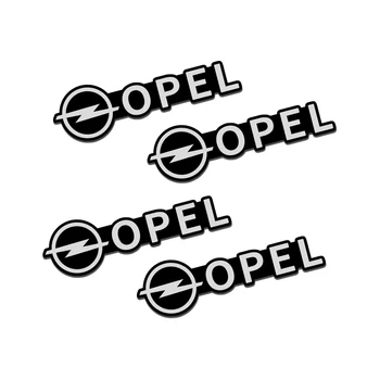 4pcs/veľa Hi-Fi Reproduktorov audio Reproduktorov 3D Hliníkovou Odznak pre Opel Astra H G J Insígnie Mokka Zafira Corsa Znak stereo nálepky