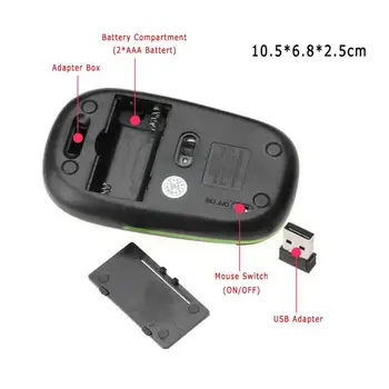 2.4 ghz Wireless Mouse Mäkké Ruky Pocit, Ultra Mini Usb, Vymeniteľné Prijímač Optical Gaming Mouse 3500 Bezdrôtové Optické Myši