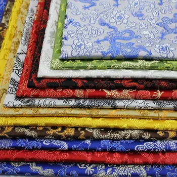 Čínsky štýl Tang detské odevy, textílie, drak vzor žakárové brocade textílie dekoračné tkaniny vankúš