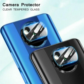 2 ks Fotoaparát Ochranné Sklo pre Xiao Poco M3 X3 NFC Xiomi Mi 10 TON Pro Poznámka 10 Lite 10i Ultra A2 A3 Objektív Fotoaparátu Chránič Sklo