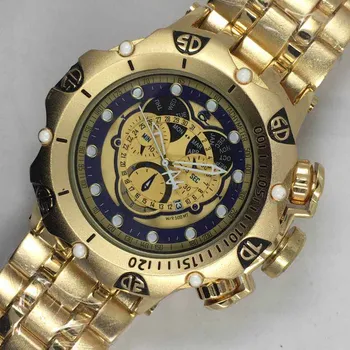 Luxusné pánske Hodinky Quartz, Ležérne módne Hodinky Mužov Športové Obchodné Muž Náramkové hodinky 52MM Veľké Dial relogio masculino
