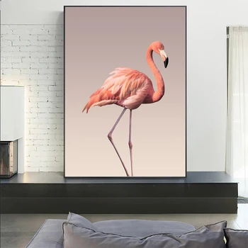 Nordic obývacia izba domova flamingo rose a more plátno maľovaní plagátov a vytlačí wall art print plátno romantické obrázky
