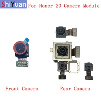 Späť Zadný Fotoaparát na Prednej strane Flex Kábel Pre Huawei Honor 20 YAL-L21 Široký Uhol Hlavný Fotoaparát Modul Oprava Náhradných Dielov