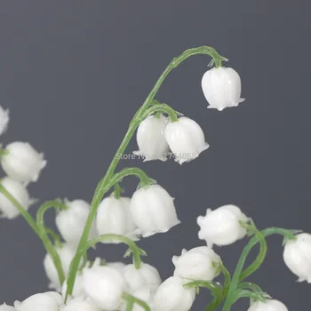 Pôvodné Veľkoobchod Umelých konvalinka, Biela konvalinka Plastové Kvet Umelý Kvet Domáce Dekorácie Kvet