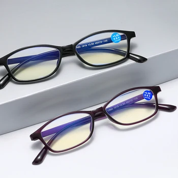 Elbru Anti-Modré Svetlo Okuliare na Čítanie Ultra Ľahké TR90 Pohodlné Rám Unisex Ochrana Očí Presbyopic Okuliare +1,0 až +4.0