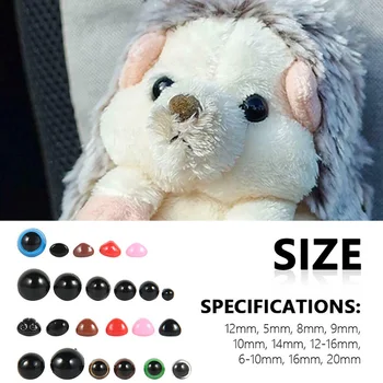 838 Ks DIY Doll Eyes Plastové Remeslá Bezpečnostné Oči Pre Medvedík Hračka Zvierat Bábika Amigurumi DIY Príslušenstvo 12 Typov Oči, Nosy