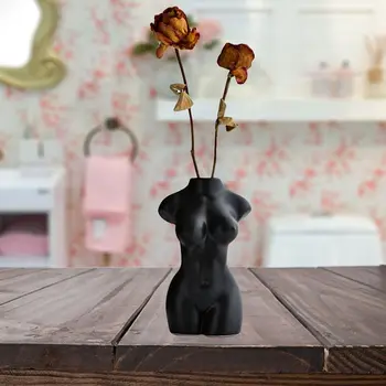 Body Art Design Kvetinové Vázy Ženské Plastiky Kvetinové Vázy Kreatívne Hobby Váza Výsadbu Stroj Ozdobné Bytové Doplnky