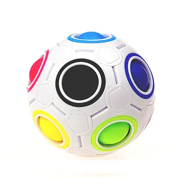 Antistresový Kocka Rainbow Lopta Puzzle Futbalové Magic Cube Vzdelávacieho Hračky pre Deti, Dospelých, Deti Stres Odľahčovacia Hračky