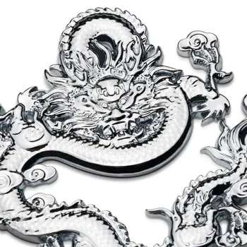 Noizzy Čínsky Drak Cisára Auto Nálepky Kráľovský Znak, Odznak Imperial Symbol 3D Kovové Auto VIP Royal Tuning Styling Príslušenstvo