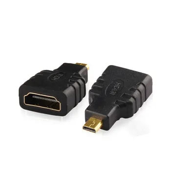 Micro HDMI Konektor Samec Na HDMI 1080P Konektor Samica Port Šetrič Spínač Adaptér pozlátené korózii odolný Stabilný Spoločné