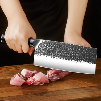 YAMY&CK Tang Nôž kuchynské nože ostré krájanie, nôž vysokej tvrdosti mäsa sekáčik kuchynský nôž šéfkuchára špeciálne nože Tang Nôž