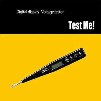 Digitálny Test Ceruzka Skrutkovač Sonda Svetla Napätie Tester Detektor AC/DC 12-220V Elektrické Test Pero Voltmeter