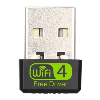 Mini USB Adaptéra WiFi 150Mbps Sieťová Karta Podpora CD-bez Inštalácie Ovládača USB 2.0 WiFi Adaptér 2dBi Antény Prijímača
