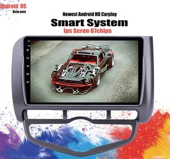 IPS 2.5 D Android 10 Car Multimedia Player, GPS Pre Honda Jazz Meste 2004 2005 2006 2007 autorádia Stereo 4G LTE SWC DAB DVR KAMERU