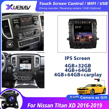 Auto multimediálny prehrávač Pre Nissan Titan XD autoradio 2016 2017 2018 2019 pre Nissan Auta GPS navi dotykový displej Stereo prehrávač