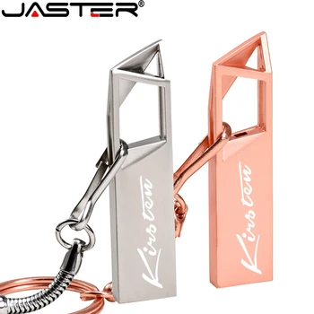 JASTER kovové USB Flash Disk kl ' úč vysokorýchlostné USB kľúč 32GB Pero Jednotky Reálne Kapacity 16GB USB Flash karty darček