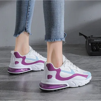 HKXN 2021 jar nové dámske topánky študent otec topánky, športové topánky priedušná farba zodpovedajúce dámske športové topánky členkové topánky