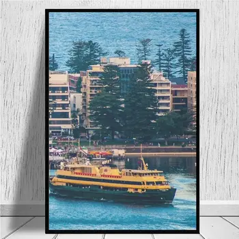 Mužné Wharf, North Harbour, Sydney plátno, vytlačí Plátne, Obrazov na Plátne Wall Art Plagáty A Tlačí Fotografie Domov Stenu Decor