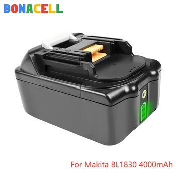 Bonacell 4000mAh LXT Batéria Pre Makita BL1830 BL1840 BL1860 LXT400 Li-Ion Akumulátorové Náradia batérie