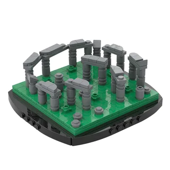 Mini Stonehenges Model Stavebné kamene, Tehly DIY Montáž Vzdelávacie MOC Hračky Pre Deti Darček 1124pcs