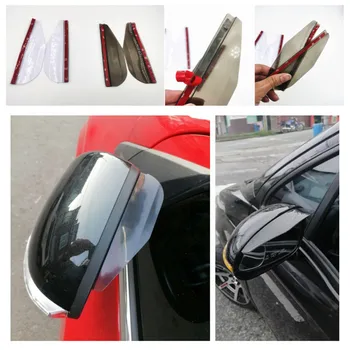 2 ks/veľa Auto Spätné Zrkadlo nálepky dážď obočia pre DAIHATSU terios sirion yrv šarády mira Tesla Roadster Model 3 Model S