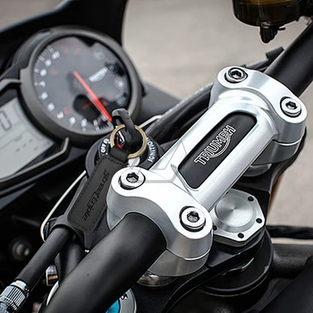 Motocykel Cowhide Keychain Krúžok sa Hodí pre Triumf Street Triple 675 765 R RS