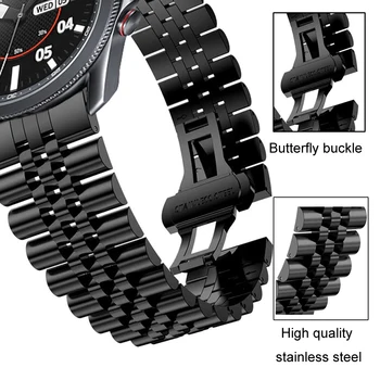 Nový 20/22 mm Kovové Watchband pre Garmin Predchodcu 645 Hodinky z Nerezovej Ocele Wist Pásmo pre Predchodca 245 Hudby Popruh Príslušenstvo