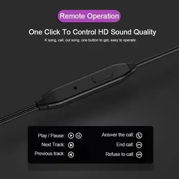 Mobile Káblové Slúchadlá 3.5 Športové Slúchadlá S Bass Telefónne Slúchadlá Lotus Stereo Headset Mikrofón Hudobné Slúchadlá Pre Huawei Xiao