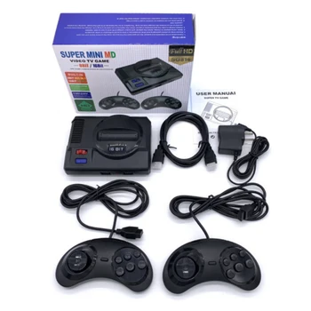 SG816 Super Retro Mini TV, Video, Herné Konzoly Pre Sega Mega Drive MD 16BIT 86 Hry 8 BIT 605 Rôznych Vstavané Hry 2 Gamepads