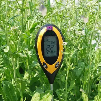 Profesionálne 4 v 1 PH Meter Pôdy Tester Vlhkosti Pôdy Monitor Slnečného svetla Temp Testery Kyslosť Alkalických Testovací Nástroj Pre Záhradné Rastliny