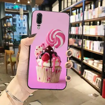 Farebné Cupcake Roztomilý dezert Telefón puzdro Na Huawei honor Mate S 10 20 30 40 Pro 10i 9 10 20 8 x Lite