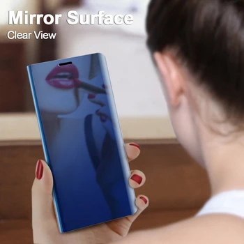 Smart Mirror obal pre Samsung Galaxy S7 S 7Edge 7S S7Edge SM G935 G935F G935fd Flip Kryt Telefónu SM-G935fd SM-G935F SM-G935K Prípade