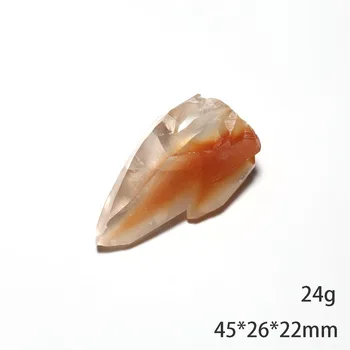 24 g B4-1 Prírodných Oranžový Kalcit Minerálne sklo Vzor Zberateľskú Darčekové Dekorácie z Provincie Yunnan, Čína