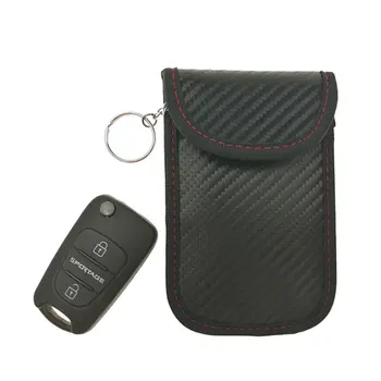 Nízka Cena 1 ks Kľúča Vozidla Signál Okien Faraday Taška Keyless Fob RFID Blokovanie Puzdro Prípade