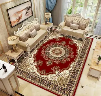 Európskom štýle klasického obývacia izba koberec domácnosť, koberec spálňa posteli obdĺžnikové koberce veľká