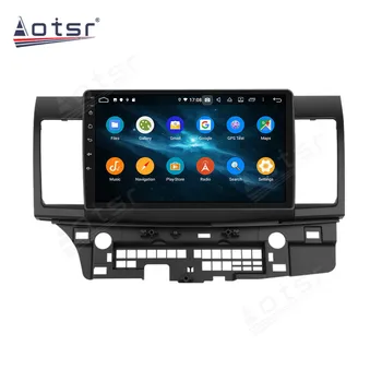 Android Auto Multimediálne Stereo Prehrávač Pre Mitsubishi Lancer 2007-2017 Pásky Rádio Rekordér Video, GPS Navi Hlavu Jednotka Č 2Din 2 Din