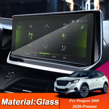 7inch 10 inch Auto Styling GPS Navigácie Sklo Ochranný Film Nálepka pre Peugeot 2008 2020-Súčasnosť Ovládanie LCD Displej