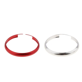 2 ks Hliníkový Diaľkové Ovládanie Krúžok na Orezanie Reťazca pre MINI Cooper (R55 R56 R57 R58 označenie špecifického rizika r59 R60) v roku 2008 a až Silver a Červená