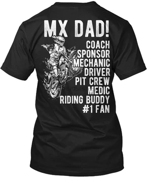 Muži Tričko Motocross Mx Otec Koni Kamarát #1 Ventilátor Ženy T-Shirt