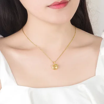 Kórejský najpredávanejšie Kitty Gold Prívesok Náhrdelník Ženskej Tvorivej Nový Produkt Šperky Valentín Darčeky na február 14