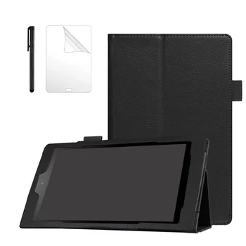 Litchi Vzor PU Kožené puzdro pre Samsung Galaxy Tab 3 8.0 T310 T311 Kryt pre Samsung Tab3 SM-T310 8.0 palcový prípade + GiftFilm