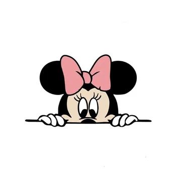 Nepremokavé Vysoká Teplotná Odolnosť-Vysoká Kvalita Karikatúry Charakter Nálepky Mickey Minnie Auto Nálepky Dekorácie 14 cm * 8 cm